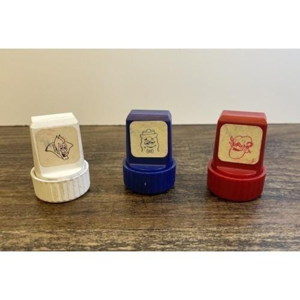 Vintage General Mills Cereal Plastic Stampers Frankenberry Chocula Boo Stamps